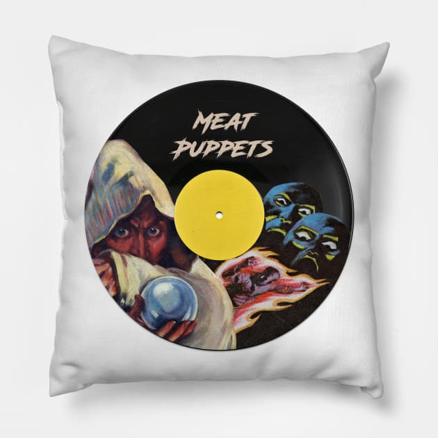 Meat Puppets Vynil Pulp Pillow by terilittleberids