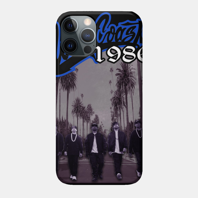 West Coast Rapper And Hip Hop Retro - Hip Hop - Phone Case