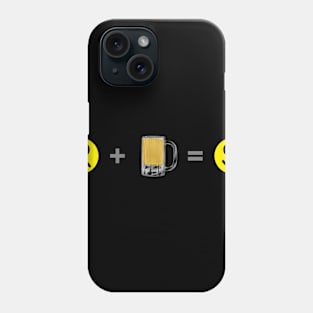 Beer Makes Me Happy Phone Case