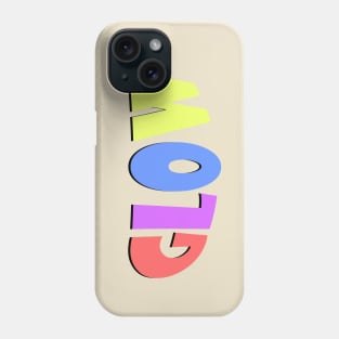 GLOW THREE DEE Phone Case