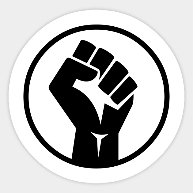 Black Power Fist - Black Power - Sticker