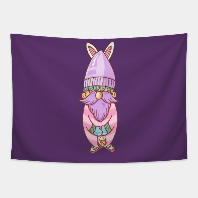 Candy Easter Gnome Tapestry by ThaisMelo