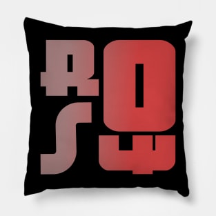 Rose, name, typography Pillow