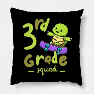 3rd grade turtle Pillow