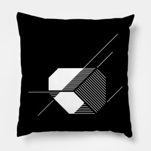 square geometric composition Pillow