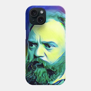 Antonín Dvořák Colourful Portrait | Antonín Dvořák Artwork 5 Phone Case