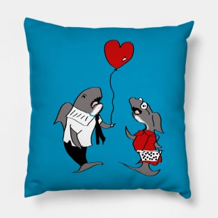 Shark Valentine Pillow