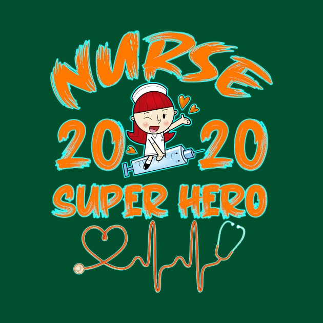 Nurse 2020 super hero by JB's Design Store