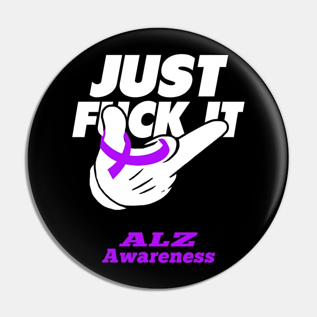 alz Awareness Warrior Support alz Gifts Pin by ThePassion99