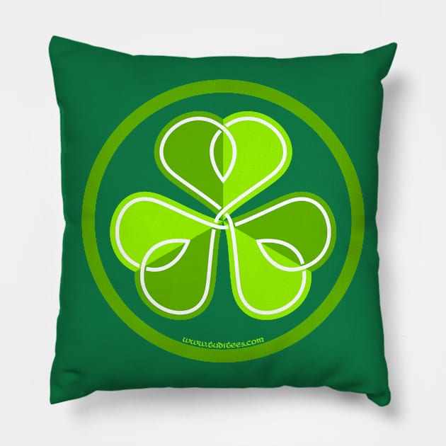 Irish clover Pillow by tuditees