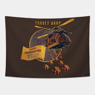 WKRP Turkey Drop Tapestry