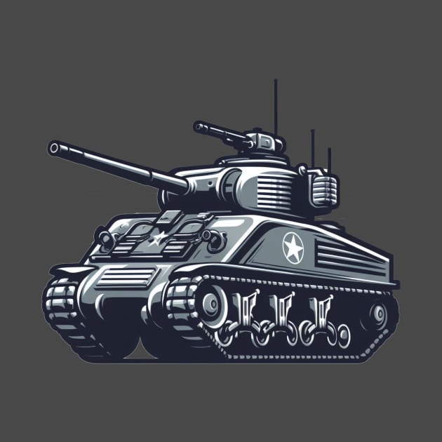 American M4 Sherman Tank: WWII Military Armor by BattlegroundGuide.com