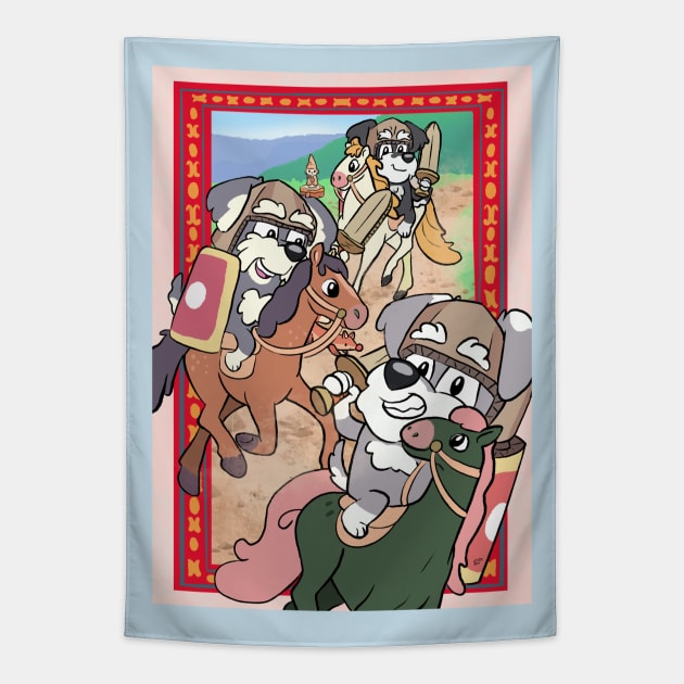 Knights Tapestry by AmyNewBlue