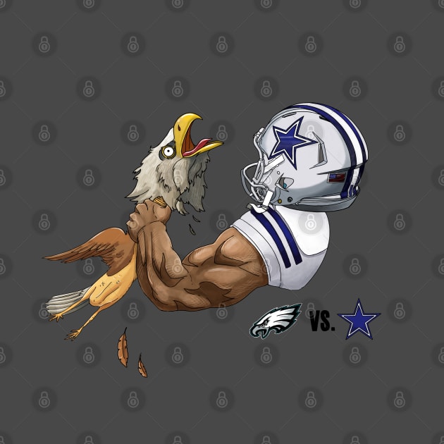 Cowboys vs Eagles by Mariarti