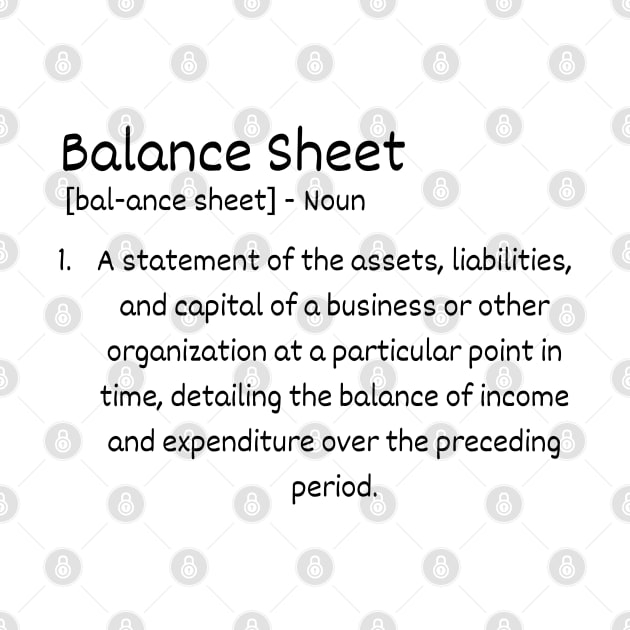 Balance Sheet by Claudia Williams Apparel