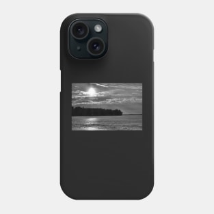 Monochromatic Winter Sunset Phone Case