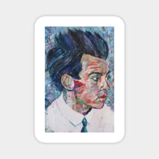 EGON SCHIELE - oil portrait .1 Magnet