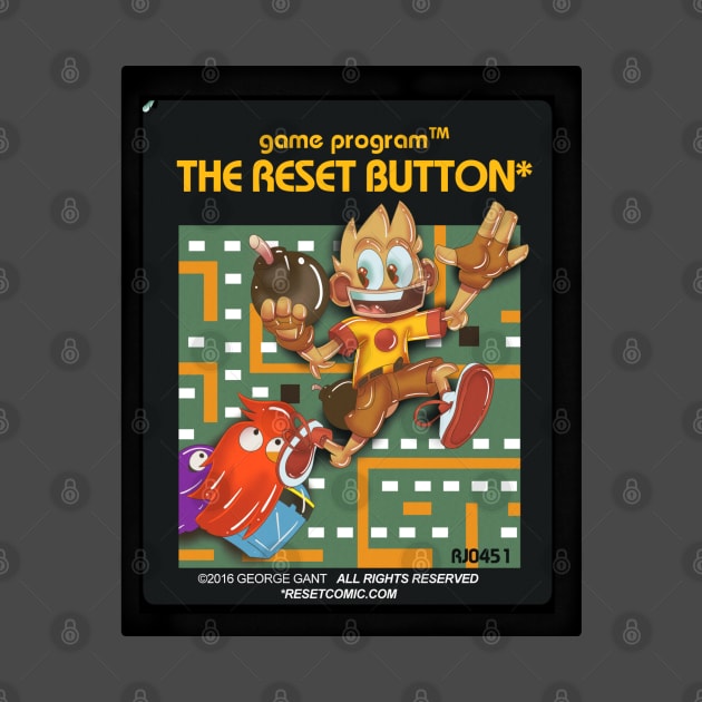 The Reset Button Retro Cartridge #1 by geogant