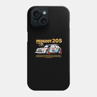 Peugeot 205 Phone Case