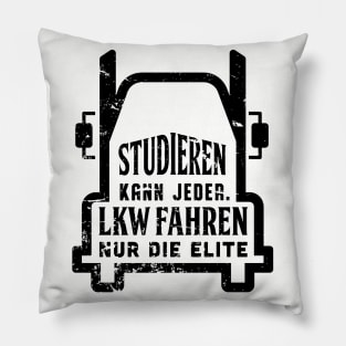 Studieren (black) Pillow