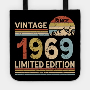 Vintage Since 1969 Limited Edition 54th Birthday Gift Vintage Men's Tote