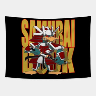 Awesome Samurai Duck Tees Tapestry