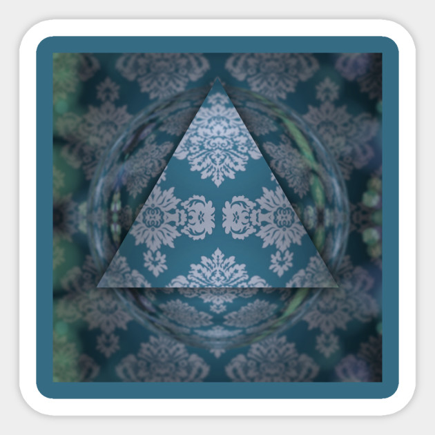Blue Damask Wallpaper Vintage Fantasy Damask Wallpaper Sticker Teepublic Uk Get free uk delivery with all orders. teepublic