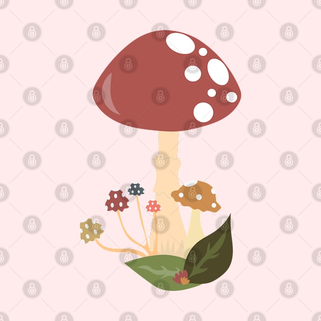 Mushroom pattern by Artlove