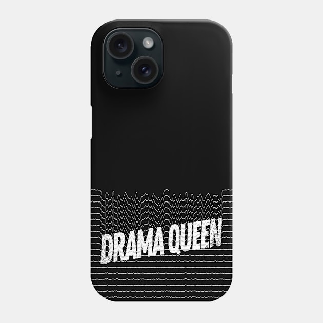 Drama Queen! Funny Contemporary Graphic Design Artwork Phone Case by DankFutura