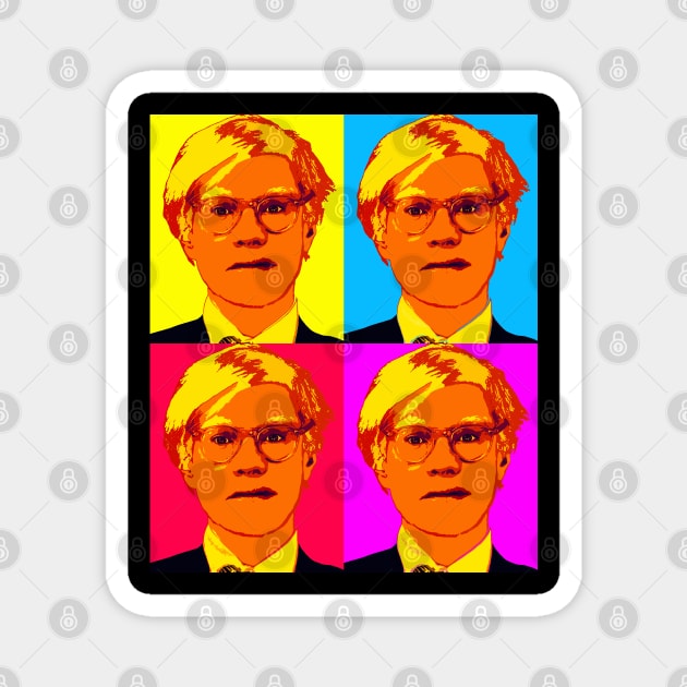 andy warhol Magnet by oryan80