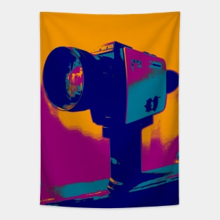 Vintage Super 8 Camera Tapestry