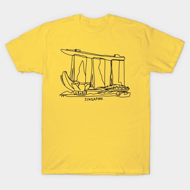Singapore Marina Bay Sands - Singapore Gift - T-Shirt | TeePublic