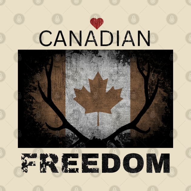 Love Canadian Freedom by Shop Tee Depot