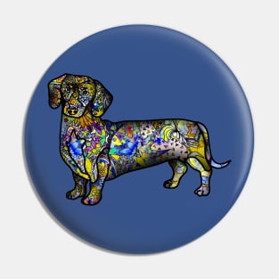 Wild Dachshund Pin