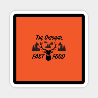 The Original Fast Food (Orange) Magnet