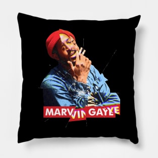 ART GLASS - MARVIN GAYE SMOKE Pillow