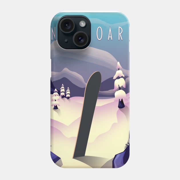 Snowboard Phone Case by nickemporium1