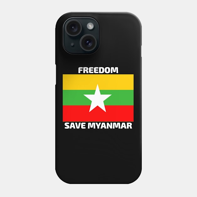 Save Myanmar Phone Case by Aisiiyan