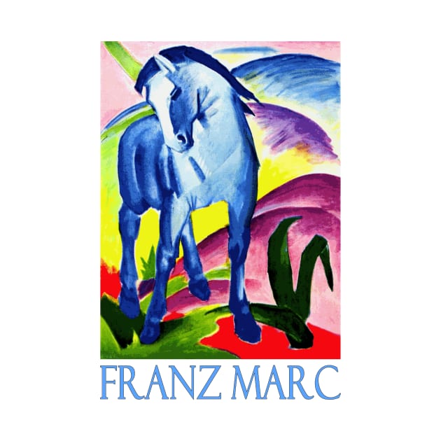 Blue Horse by Franz Marc by Naves