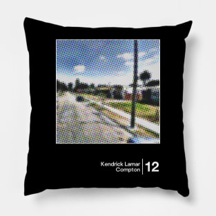 Kendrick Lamar - Compton / Minimal Graphic Artwork Design Pillow