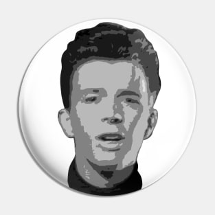 Rick Astley Pin