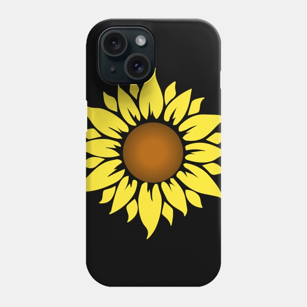 , Sunflower mask, Flower Face mask. Phone Case by DakhaShop