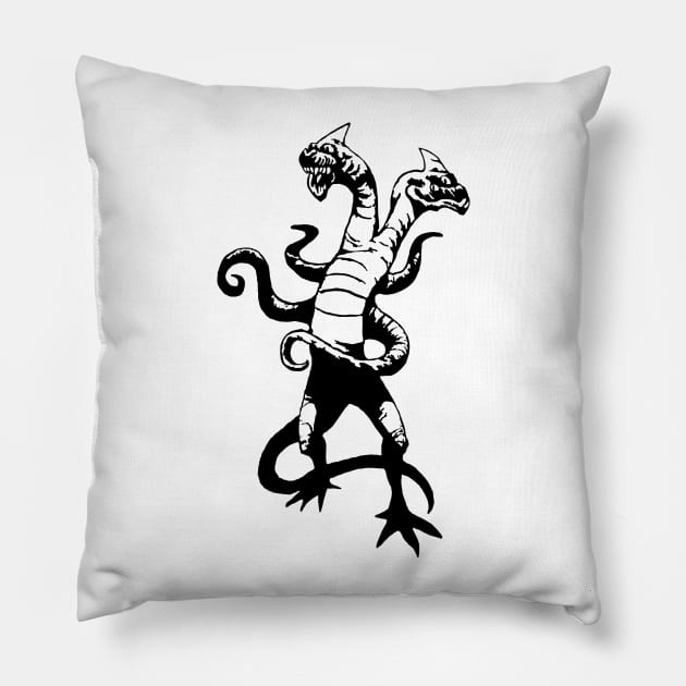 Demogorgon Stranger Things Pillow by Yellowkoong