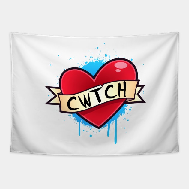 Cwtch Tapestry by ToddTheFoxArt182