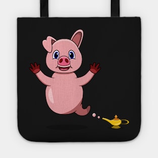 Cute Pig Ghost and Flying Tote