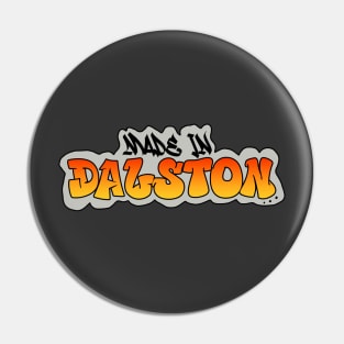 Made in Dalston I Garffiti I Neon Colors I Orange Pin