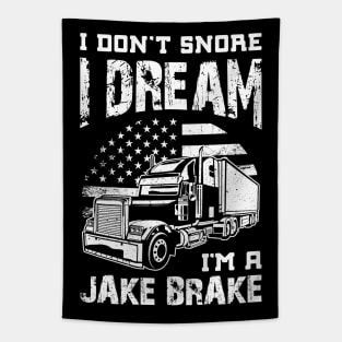 Trucker Dad Grandpa Tapestry