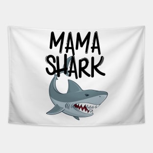 Mama Shark Funny Mothers Day Gifts Tapestry