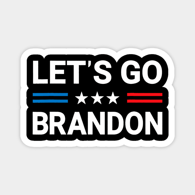Lets Go Brandon US Flag Magnet by Namatustee