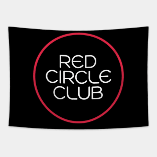 Red Circle Club Tapestry